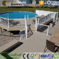 plástico exterior provisório da tampa da piscina do decking ao ar livre